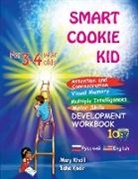 Mary Khalil, Baha Kodir - Smart Cookie Kid For 3-4 Year Olds Attention and Concentration Visual Memory Multiple Intelligences Motor Skills Book 1A Russian and English