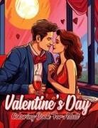 Coloring Book Happy Hour - Valentine's Day Book for Adult