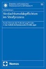 Nick Hachmann - Verdachtsmeldepflichten im Strafprozess