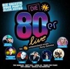 Various - Die 80er Live - Die größte 80er Party aller Zeiten, 2 Audio-CD (Hörbuch)
