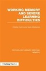 Charles Hulme, Charles Mackenzie Hulme, Hulme Charles, Susie Mackenzie - Working Memory and Severe Learning Difficulties (Ple: Memory)