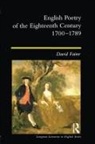 David Fairer - English Poetry of the Eighteenth Century, 1700-1789
