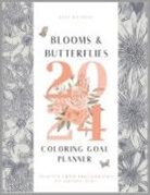 Amanda Otis - Blooms and Butterflies Fine Line Coloring Book Goal Planner