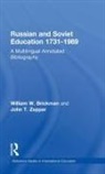 William W Brickman, William W. Brickman, Brickman William W., John T Zepper, John T. Zepper, Zepper John T. - Russian and Soviet Education 1731-1989