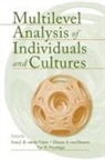 Fons J R van de Vijver, Dianne A van Hemert, Ype H Poortinga, Fons J. R. van der Vijver - Multilevel Analysis of Individuals and Cultures