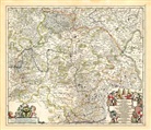 Frederik de Wit, Frederick de Wit, Frederik de Wit - Historische Karte: Fränkischer Reichskreis um 1680 [gerollt]