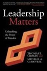 Thomas Cronin, Thomas E Cronin, Thomas E. Cronin, Thomas E./ Genovese Cronin, Michael A Genovese, Michael A. Genovese - Leadership Matters