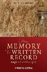 M T Clanchy, M. T. Clanchy, Michael T. Clanchy, Michael T. (University of London Clanchy, Clanchy Michael T. - From Memory to Written Record