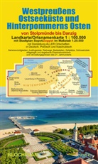 Dirk Bloch - Landkarte Westpreußens Ostseeküste und Hinterpommerns Osten