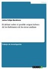 Jaime Felipe Barahona - El debate sobre el posible origen hebreo de los habitantes de las áreas andinas