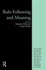 Aleander Miller, Alexander Miller, Miller Alexander, Crispin Wright - Rule-following and Meaning
