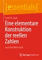 Detlef D Spalt, Detlef D. Spalt - Eine elementare Konstruktion der reellen Zahlen