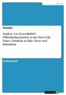 Anonymous - Analyse von ExxonMobil's Öffentlichkeitsarbeit in der New York Times. Einblicke in Fake News und Klimakrise