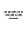 Arthur Conan Doyle - The Adventures of Sherlock Holmes
