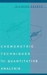 Richard Kramer, Kramer Richard - Chemometric Techniques for Quantitative Analysis
