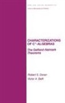 Robert Doran - Characterizations of C* Algebras