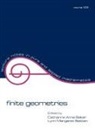Baker, Catherine Anne Baker, Catharine Anne Baker, Lynn Margaret Batten - Finite Geometries