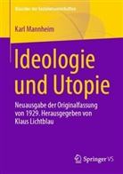 Karl Mannheim, Klaus Lichtblau - Ideologie und Utopie