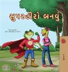 Kidkiddos Books, Liz Shmuilov - Being a Superhero (Gujarati Children's Book)