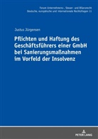 Justus Jürgensen, Michael Stöber - Pflichten und Haftung des Geschäftsführers einer GmbH bei Sanierungsmaßnahmen im Vorfeld der Insolvenz