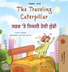 Kidkiddos Books, Rayne Coshav - The Traveling Caterpillar (English Punjabi Gurmukhi Bilingual Book for Kids)