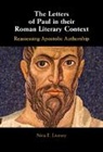 Nina E. Livesey, Nina E. (University of Oklahoma) Livesey, Livesey Nina E. - Letters of Paul in Their Roman Literary Context
