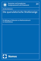 Annika Salzmann - Die querulatorische Strafanzeige