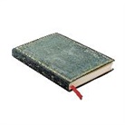 Paperblanks - Pacific Blue (Old Leather Collection) Mini Lined Softcover Flexi Journal (Elastic Band Closure)
