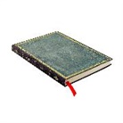Paperblanks - Pacific Blue (Old Leather Collection) Midi Dot-Grid Softcover Flexi Journal (Elastic Band Closure)
