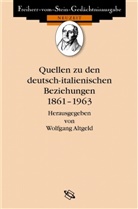 Wolfgang Altgeld - Quellen zu den deutsch-italienischen Beziehungen 1861-1963