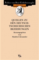 Manfred Alexander - Quellen zu den deutsch-tschechischen Beziehungen 1848 bis heute