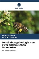 Jayalakshmi M, A. K. Sreekala, Dr A K Sreekala, Dr. A.K. Sreekala - Bestäubungsbiologie von zwei endemischen Baumarten: