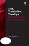 Bertil Albrektson, Albrektson Bertil - Text, Translation, Theology