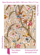 Flame Tree Publishing, Flame Tree Publishing - William Kilburn: Marble End Paper (Foiled Quarto Journal)