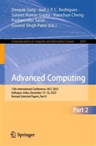 Xiaochun Cheng, Deepak Garg, Suneet Kumar Gupta, Joel J P C Rodrigues, Suneet Kumar Gupta et al, Govind Singh Patel... - Advanced Computing
