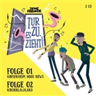 Deine Freunde, Lukas Nimscheck, Sebastian Stürz - Tür zu, es zieht!, 2 Audio-CD (Hörbuch)