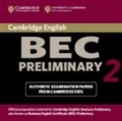 Cambridge ESOL - Cambridge BEC Preliminary 2 CD (Audio book)