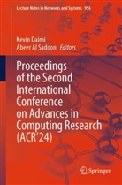 Al Sadoon, Abeer Al Sadoon, Kevin Daimi - Proceedings of the Second International Conference on Advances in Computing Research (ACR'24)