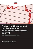 David Orioro Obuya - Option de financement par l'emprunt et performance financière des TPE