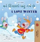 Shelley Admont, Kidkiddos Books - I Love Winter (Gujarati English Bilingual Children's Book)