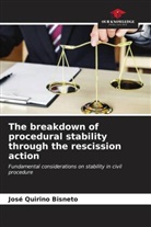 José Quirino Bisneto - The breakdown of procedural stability through the rescission action