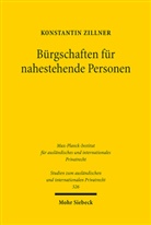 Konstantin Zillner - Bürgschaften für nahestehende Personen