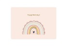 Doppelkarte / Regenbogen Happy Birthday // A6