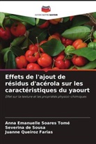 Juanne Queiroz Farias, Severina de Sousa, Anna Emanuelle Soares Tomé - Effets de l'ajout de résidus d'acérola sur les caractéristiques du yaourt