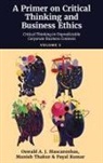Sj A. J. Mascarenhas, Payal Kumar, Payal (Indian School of Hospitality Kumar, SJ Mascarenhas, Oswald A J Mascarenhas Sj, Munish Thakur... - A Primer on Critical Thinking and Business Ethics