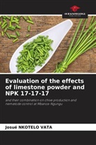 Josué Nkotelo Vata - Evaluation of the effects of limestone powder and NPK 17-17-17