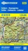 Tabacco topographische Wanderkarte Schlern, Rosengarten, Sciliar, Catinaccio, Latemar