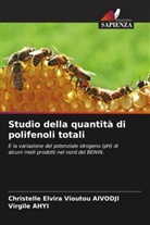 Virgile Ahyi, Christelle Elvira Vioutou Aivodji - Studio della quantità di polifenoli totali