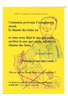 Sandor Keszthelyi - comment prévenir l'écoulement nasal, le rhume des foins ou si