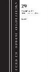 Office Of The Federal Register (U S, Office Of The Federal Register (U S ), Office Of The Federal Register (U.S.) - Code of Federal Regulations, Title 29 Labor;osha 900 1899, Revised